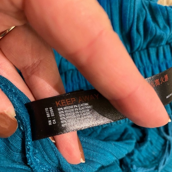 FP Movement Women’s Blissed Out Romper in Teal Size XS Activewear One Piece - Picture 9 of 9